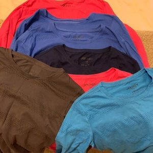 Jockey brand burnout long sleeve T-shirts